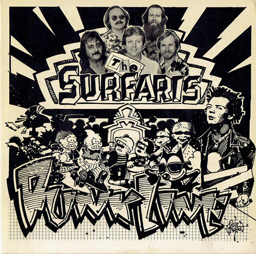 Circa 1990: Don Murray (center) with The Surfaris